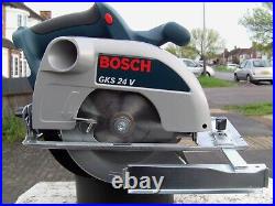 Makita 18v Lxt / Bosch 24v Circular Saw Bare Unit With Makita 18v Adaptor Only